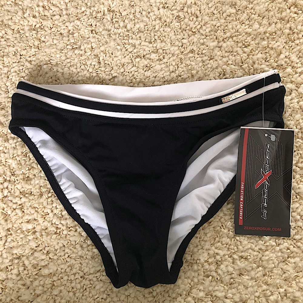 NEW Black Bikini Bottom Swimsuit by ZeroXposur